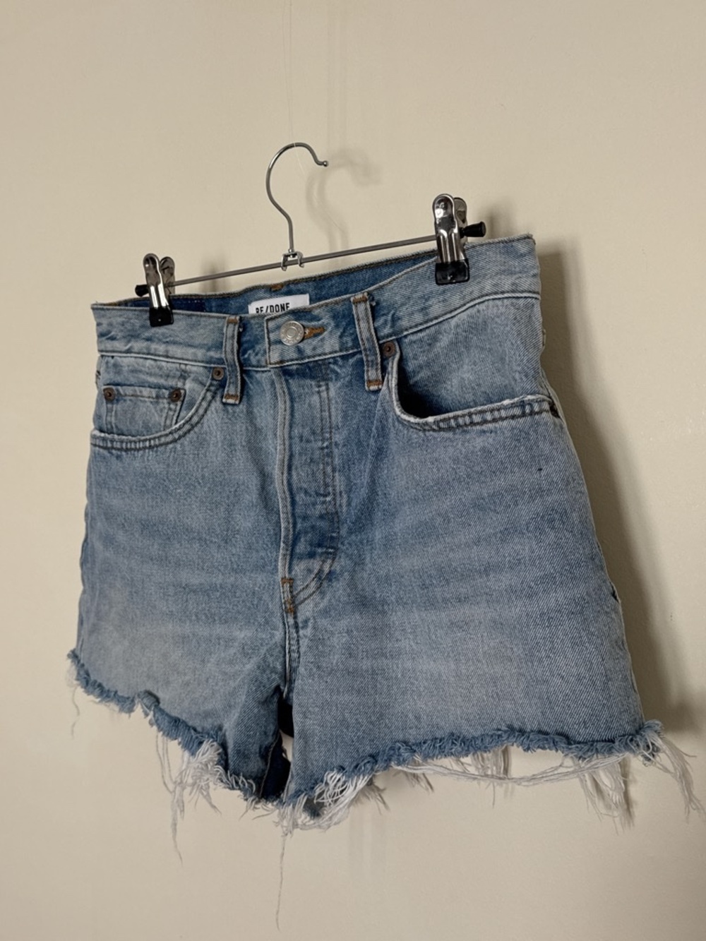 Re/Done 70s High Rise Cutoffs